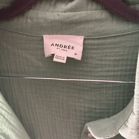 Andree by Unit, Dolman Sleeve Babydoll Too in Mint Green, Sz 1X - Picture 3 of 6